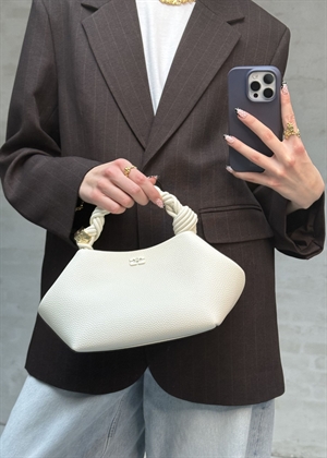 Bou small grained bag Egret B2100140 Ganni 